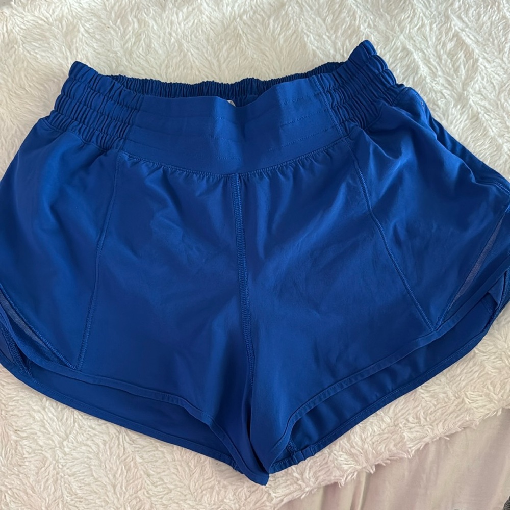 blue lulu shorts 2.5 hotty hots high rise